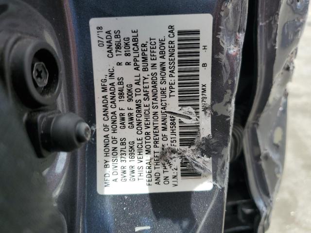 2018 HONDA CIVIC LX - 2HGFC2F51JH584889