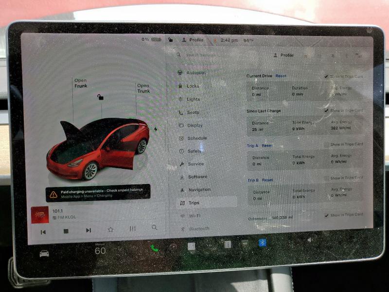 2022 TESLA MODEL 3 5YJ3E1EA8NF189530