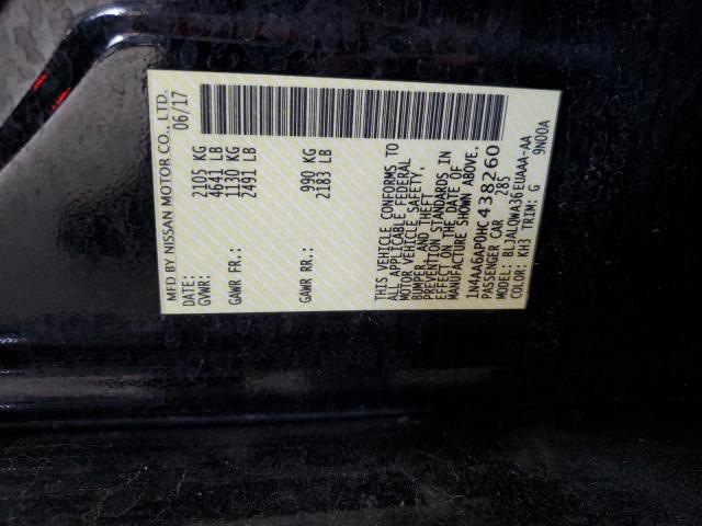1N4AA6AP0HC438260 2017 NISSAN MAXIMA