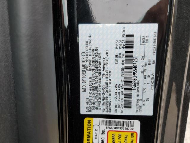 2025 FORD MUSTANG GT 1FA6P8CF9S5407251