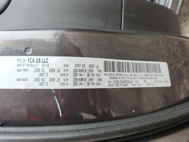 2019 CHRYSLER PACIFICA T 2C4RC1EG4KR576242