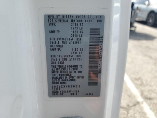 2017 CHEVROLET CITY EXPRE 3N63M0ZNXHK694018