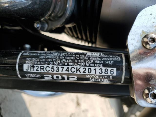 2012 HONDA VT750 C2B JH2RC5374CK201386