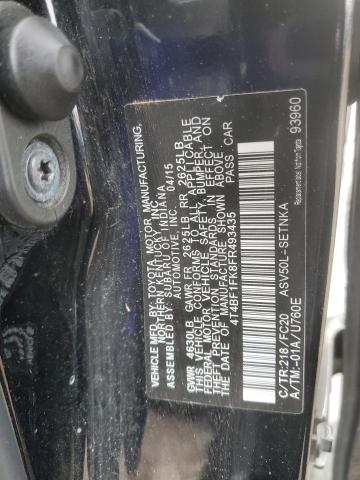 2015 TOYOTA CAMRY LE - 4T4BF1FK8FR493435