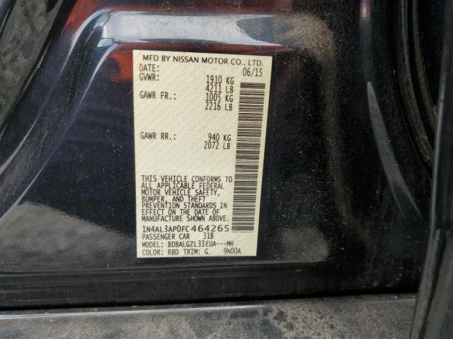 2015 NISSAN ALTIMA 2.5 - 1N4AL3AP0FC464265