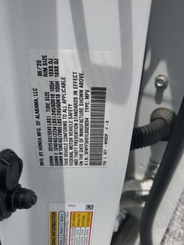 2020 HONDA PILOT EXL 5FNYF5H51LB029284