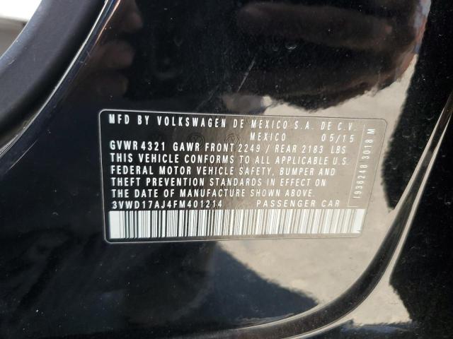 2015 VOLKSWAGEN JETTA SE - 3VWD17AJ4FM401214