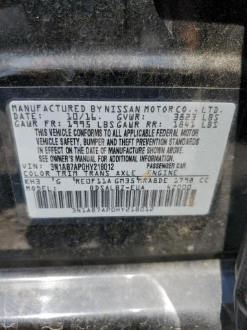 2017 NISSAN SENTRA S - 3N1AB7AP0HY218012