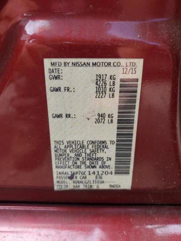 2016 NISSAN ALTIMA 2.5 - 1N4AL3AP7GC141204