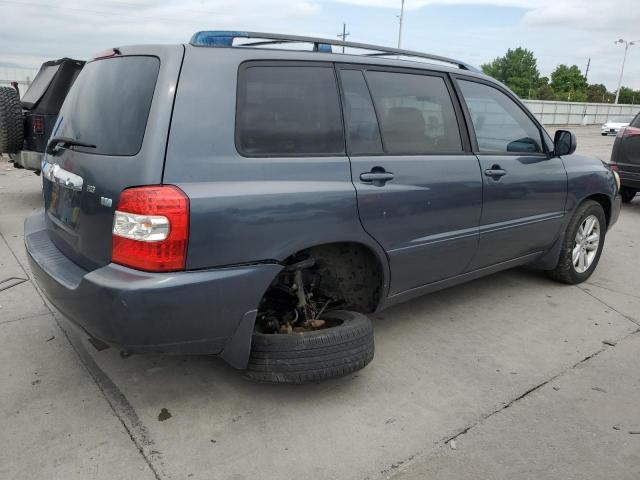 TOYOTA HIGHLANDER 2006 gray  hybrid engine JTEEW21AX60008778 photo #4