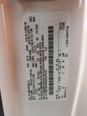 2019 FORD F250 SUPER - 1FTBF2AT0KEG76157