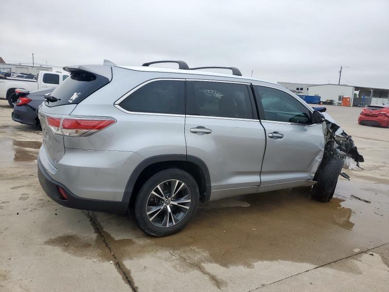 Vin: 5tdkkrfh9gs502498, lot: 58981235, toyota highlander xle 20163