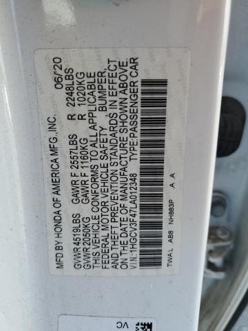 2020 HONDA ACCORD HYB 1HGCV3F47LA012348
