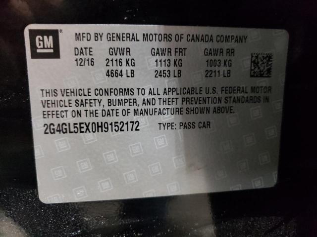 2017 BUICK REGAL SPOR #3315896194