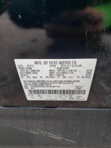 2016 FORD EXPLORER L - 1FM5K7F83GGA88349