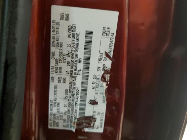 2015 FORD ESCAPE S 1FMCU0F77FUA78021