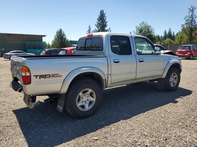 TOYOTA TACOMA DOU 2003 silver  gas 5TEHN72N43Z272996 photo #4