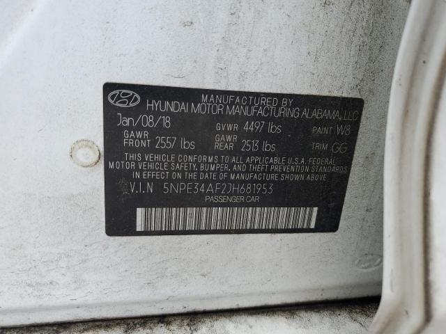 2018 HYUNDAI SONATA SPO - 5NPE34AF2JH681953