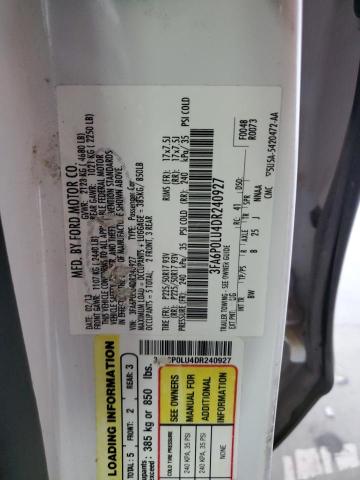 2013 FORD FUSION SE - 3FA6P0LU4DR240927