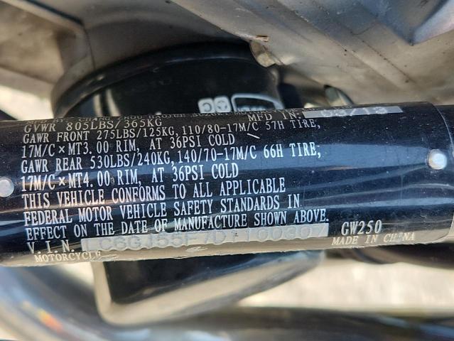 2013 SUZUKI GW250 LC6GJ55F7D1100307