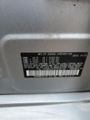 2019 SUBARU LEGACY 2.5 - 4S3BNAJ61K3026126