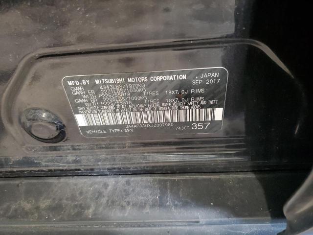 2018 MITSUBISHI OUTLANDER JA4AR3AUXJZ007980