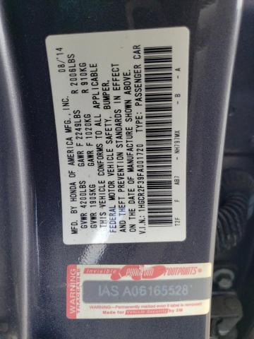 2015 HONDA ACCORD LX 1HGCR2F39FA001720