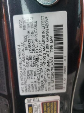 2021 ACURA RDX TECHNO 5J8TC2H57ML048634