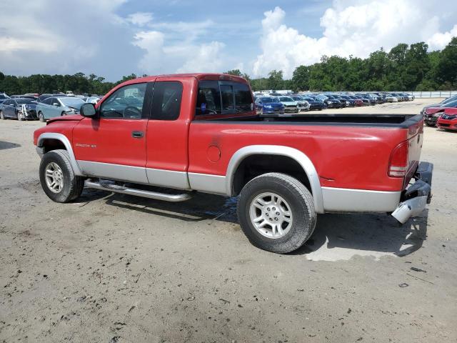 DODGE DAKOTA SLT 2002 red  gas 1B7GG42N42S675772 photo #3