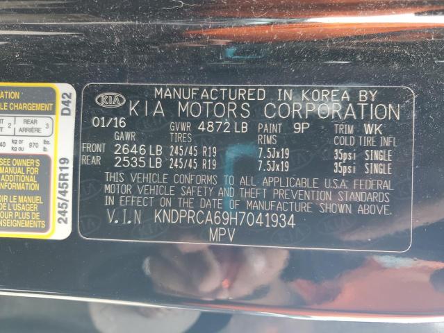 2017 KIA SPORTAGE S KNDPRCA69H7041934