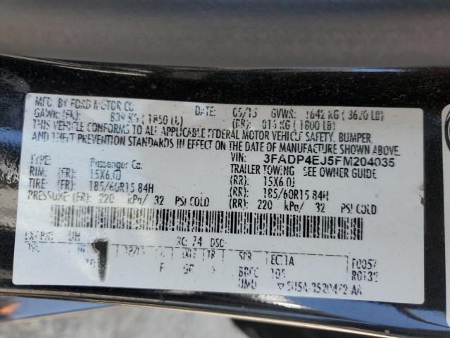 2015 FORD FIESTA SE - 3FADP4EJ5FM204035