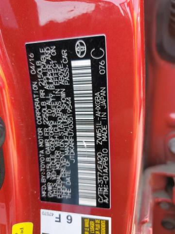2016 TOYOTA PRIUS - JTDKARFU7G3519544
