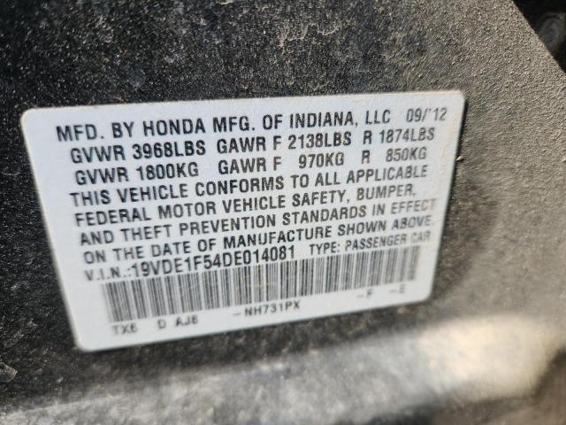 2013 ACURA ILX 20 PRE - 19VDE1F54DE014081