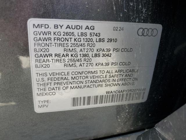 2024 AUDI SQ5 PRESTI WA1C4AFY2R2070096