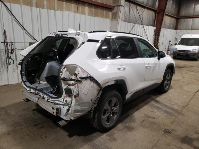 TOYOTA RAV4 XLE 2022 white  hybrid engine 4T3RWRFV9NU054980 photo #4