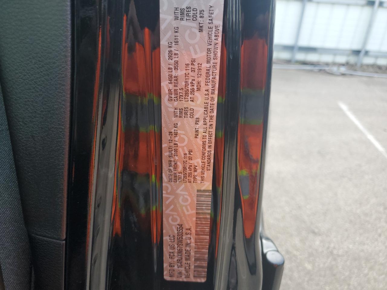 Lot #3303665930 2025 JEEP WRANGLER S