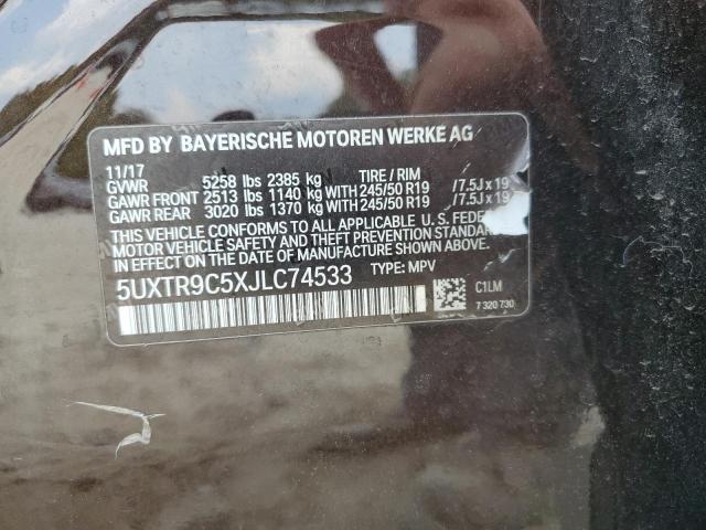 2018 BMW X3 XDRIVE3 - 5UXTR9C5XJLC74533