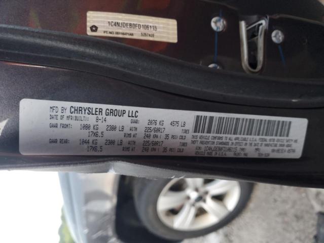 2015 JEEP COMPASS LA 1C4NJDEB0FD106115