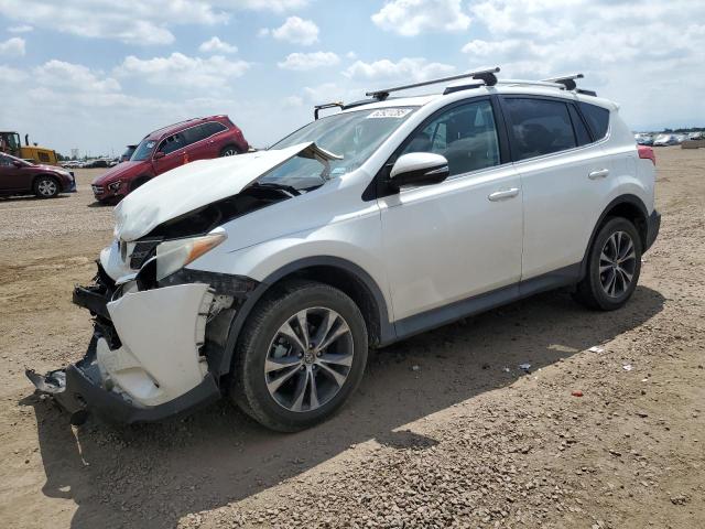 TOYOTA RAV4 LIMIT 2015 white  gas 2T3YFREV2FW134295 photo #1