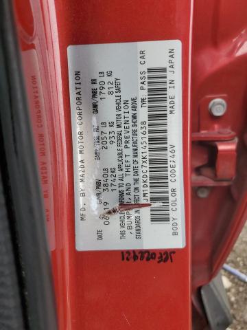 2019 MAZDA CX-3 TOURI JM1DKDC7XK1451638