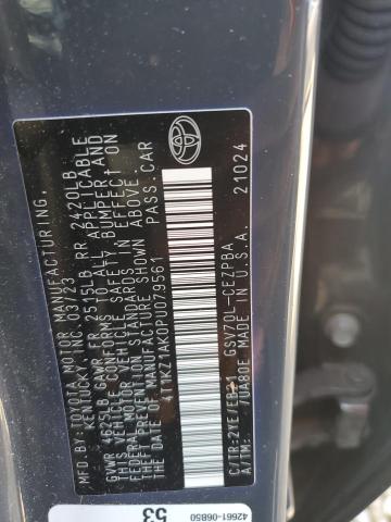 2023 TOYOTA CAMRY TRD 4T1KZ1AK0PU079561