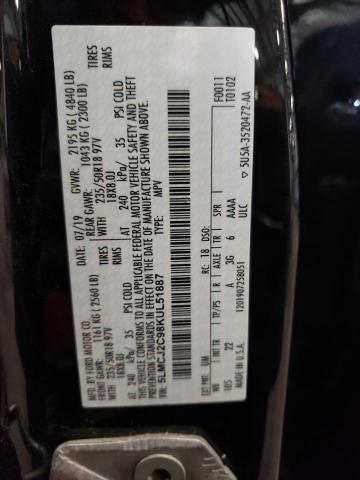2019 LINCOLN MKC SELECT 5LMCJ2C98KUL51887