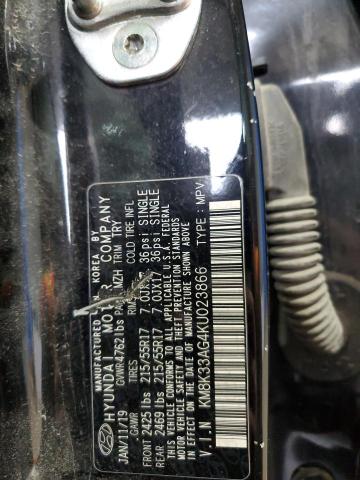 2019 HYUNDAI KONA LIMIT - KM8K33AG4KU023866