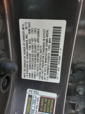 2015 HONDA CR-V EXL 2HKRM3H71FH539219