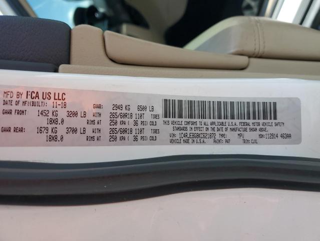 2019 JEEP GRAND CHER 1C4RJEBG8KC621872