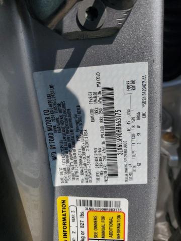 2017 LINCOLN MKZ RESERV 3LN6L5F90HR663175