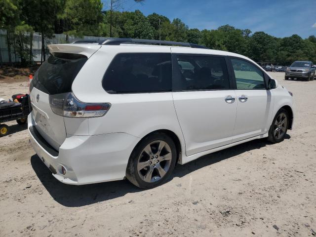 TOYOTA SIENNA SPO 2014 white sports v gas 5TDXK3DC4ES501542 photo #4