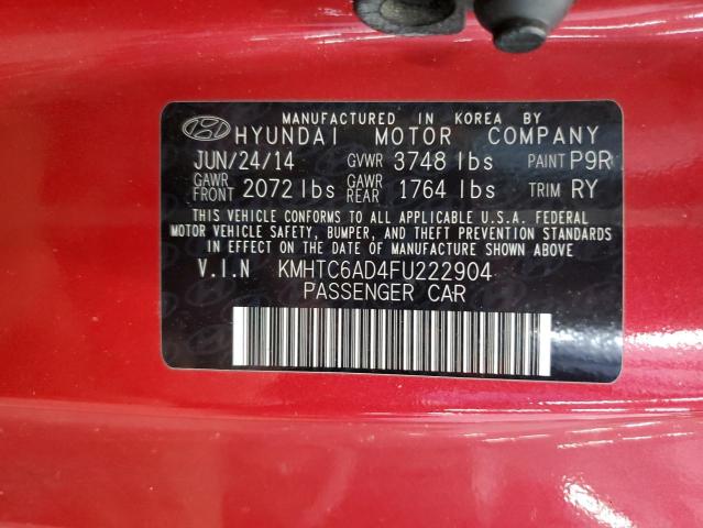 kmhtc6ad4fu222904 - 2015 Hyundai Veloster - #60853105
