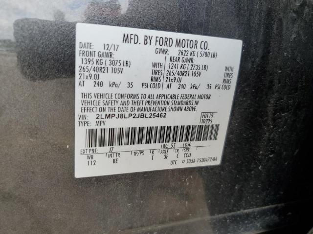 2018 LINCOLN MKX RESERV - 2LMPJ8LP2JBL25462