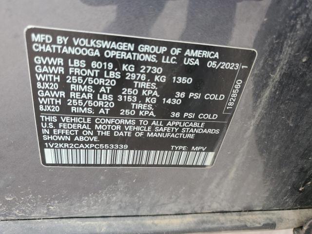 2023 VOLKSWAGEN ATLAS SE 1V2KR2CAXPC553339